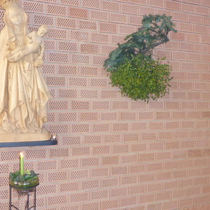 Dekoration bei der Madonna