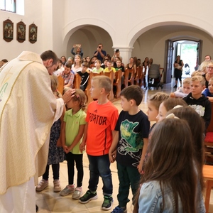 Hl. Messe gefeiert mit Kaplan Andreas Stipsits