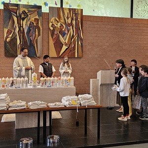 Glückwünsche durch Pfarrkuratorin Gerti Ankerl