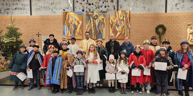 Sternsinger 2025 / Nadja Hutter gemeinsame Hl. Messe