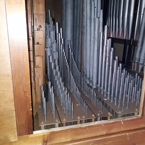 Neumarkt im Tauchental - Pfarrkirche St. Nikolaus / Gottfried Allmer Pfeifenwerk - Manuallade.