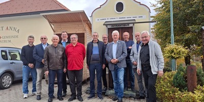 v.l.n.r.: Philipp Jurenich, Gerhard Strommer, Ewald Samer,  Christoph Marchhart, Andreas Resetarits, Karl Woditsch, Johann Artner, Vinzenz Jobst, Hans Haider, Othmar Lorenz, Karl Tuider