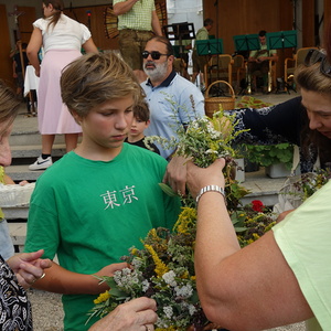Kräutersträßerl für Messebesucher