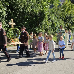Prozession zur Pfarrkirche